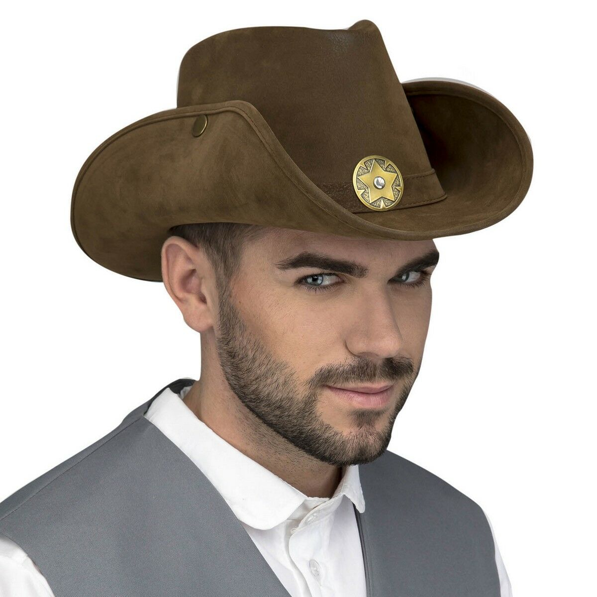 

Шляпа My Other Me Коричневая 59 см Cowboy