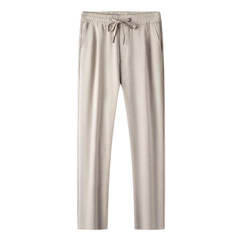 Montagut Men's Antibacterial Cooling Linen Tencel Casual Pants