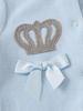 Newborn Baby Boys Long Sleeve 3-Piece Set for Autumn/Winter, 0-1 Year Bodysuit