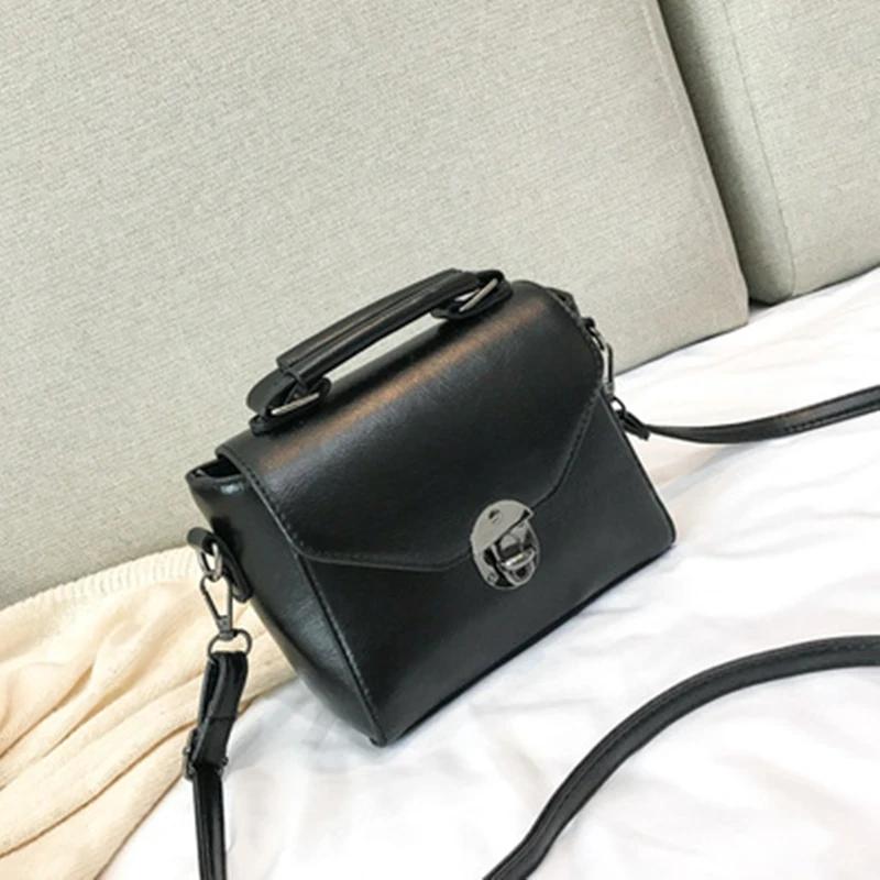 Vintage Casual Women Flap Fashion Leather Small Package Female Simple Handbags Ladies Shoulder Messenger Crossbody Bag