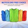 Scrimmage Vest 24pcs Soccer Pennies Soccer Jersey Training Vests Team Sports Pinnies Youth Football Practice Jerseys for Adults