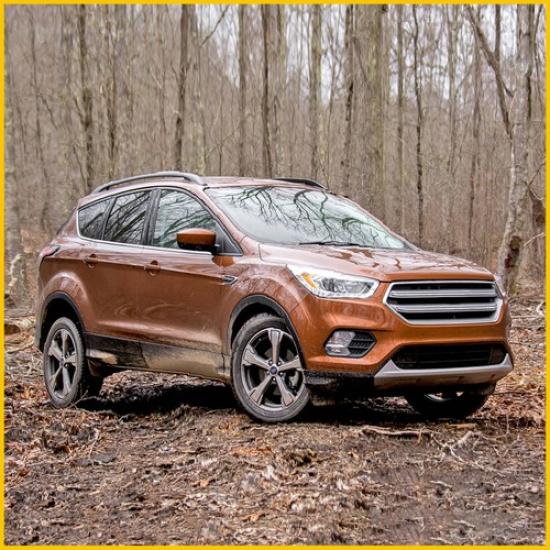 For 2017- Ford Escape Kuga Car Front Bumper Fog Light Cover Right Passenger