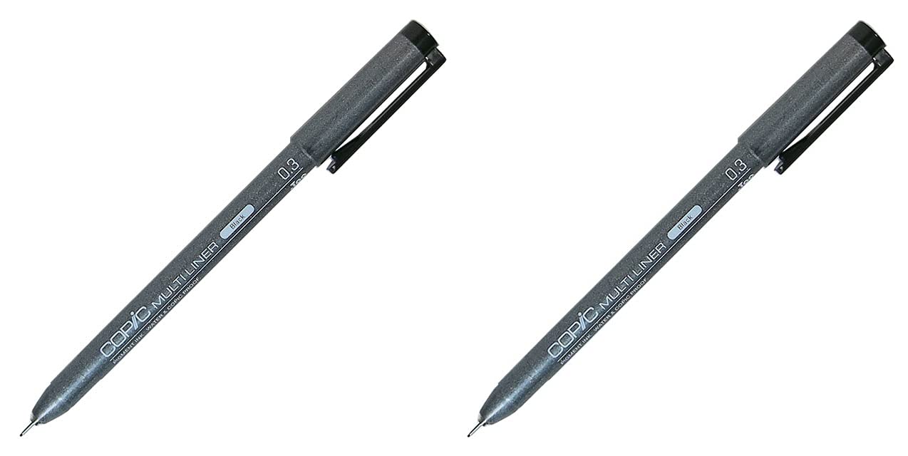 

Copic Multiliner [Набор 2] (черный) 0.3mm