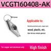 35° Diamond Blade CNC Lathe Inserts VCGT160404 VBGT110302 for Aluminum