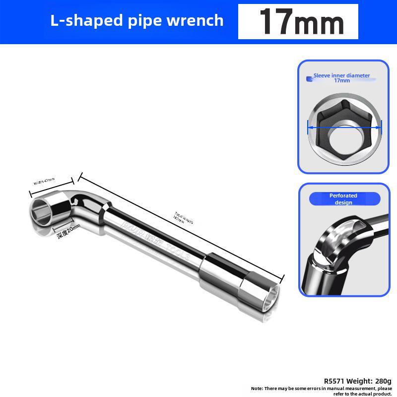Ruier 8-19MM L-Type Socket & Pipe Wrench Set