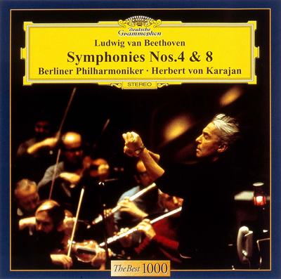 CD KARAJAN (HERBERT VON), BERLIN PHILH - Beethoven: Symphony No. 4 & No. 8 UCCG5127 Japan ObiClassical Used