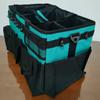 Wide Opening Cleaning Organizer Bag for Room To Room Supply Storage, Shape Holding Side Walls, Pocket Sections and Shoulder Belt Carry