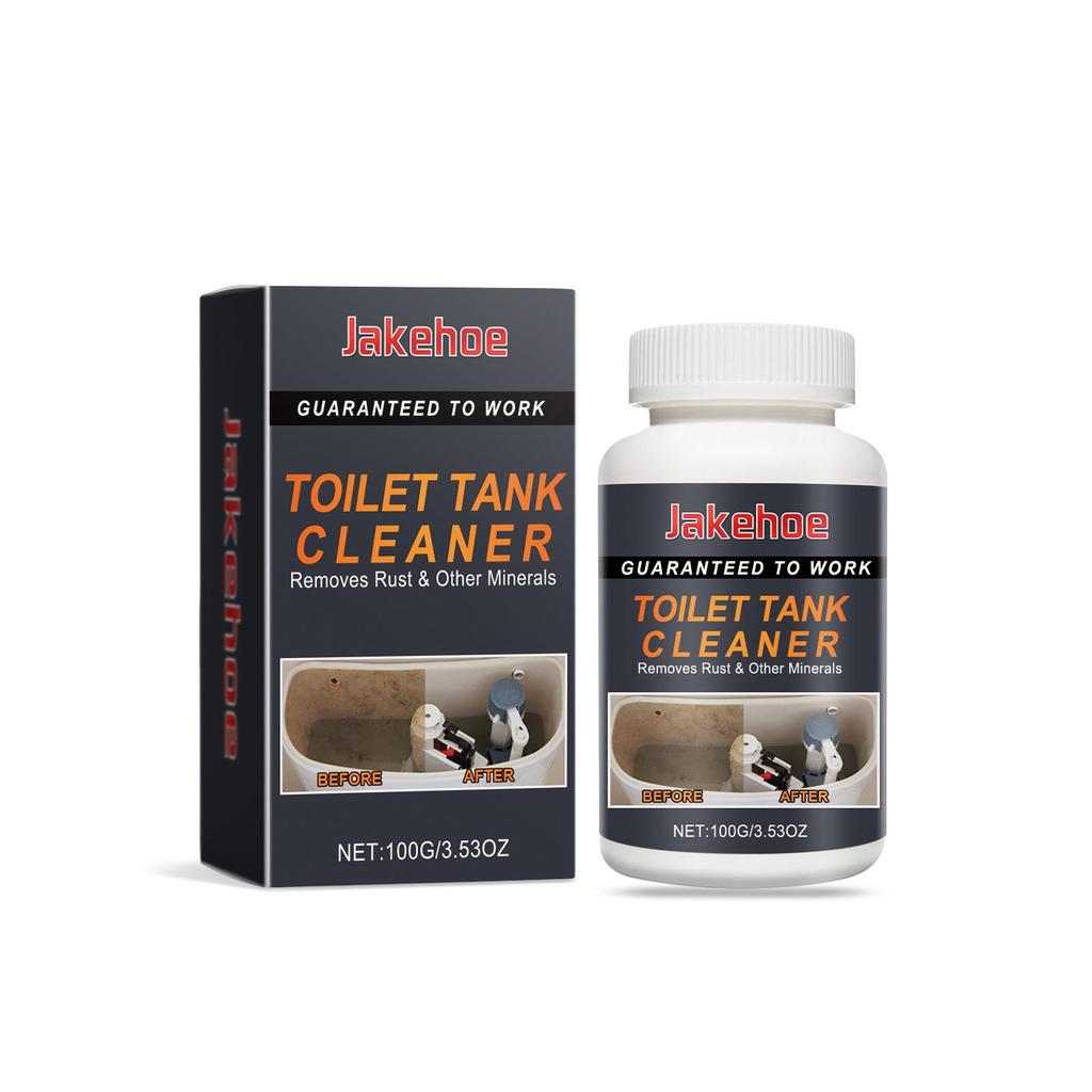 JAKEHOE Toilet Tank Cleaner, Citrus Scent, Safe for All Toilets, Bathroom Toilet Stain Remover & Cleaner, Toilet Bowl Cleaner 100g