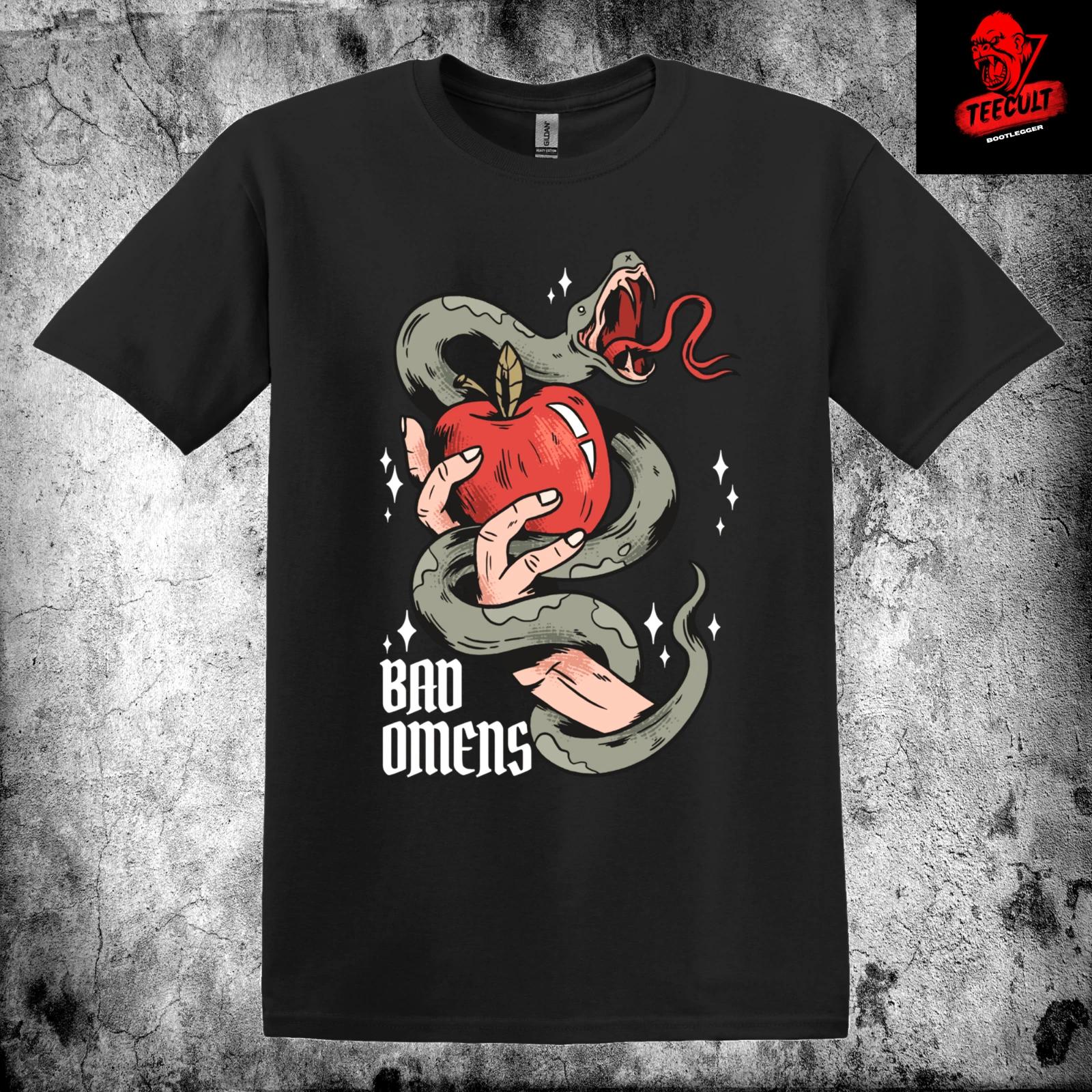 Men s and Women s T-shirts Bad Omens Heavy Metal Rock Band Unisex Heavy Cotton M
