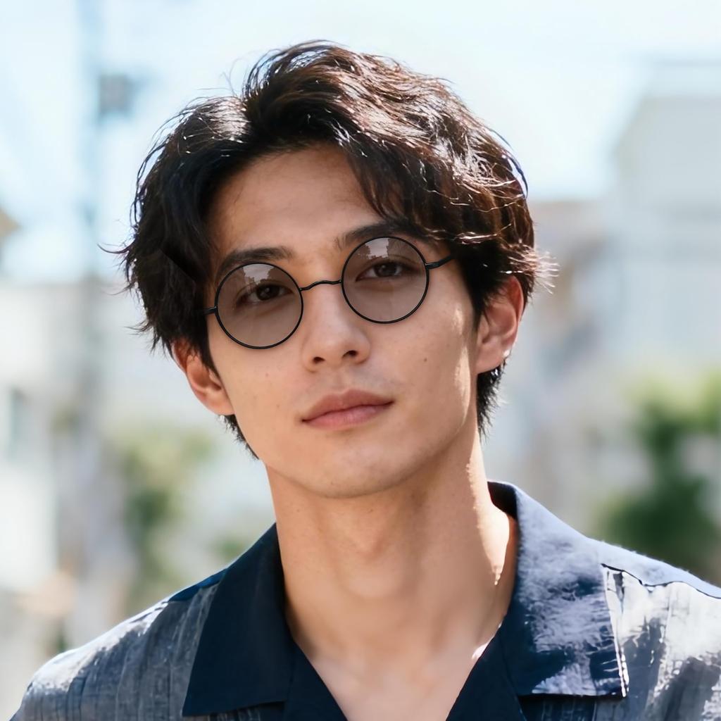 Rimerakea Round Polarized Light for and Driving Men's Sunglasses, Affordable, Fashionable, Gray, Fishing, Running,