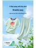 2025 Kids' Summer Pajamas: Short-Sleeved Long Pants Air Conditioning Set for Boys and Girls