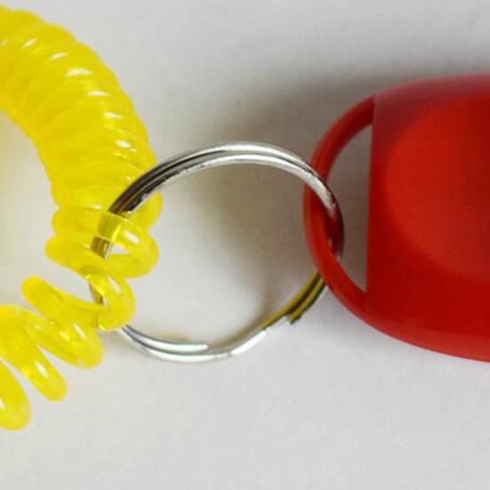 Clicker per addestramento animali domestici Frequenza regolabile Resistente all'usura Solido Non sbiadisce Comodo esercizio per smettere di abbaiare