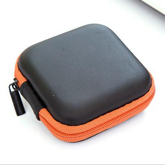 Durable EVA Zipper Data Cable & Earphone Storage Bag