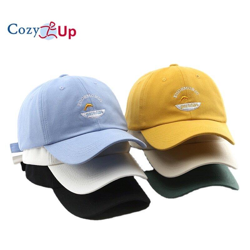 

Уютный Изогнутый Брим Бейсболка Унисекс Стрит Солнцезащитный крем Повседневный Хлопок