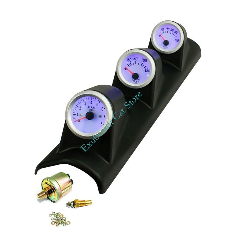 Accurate 12V Automotive Three Piece For Engine Speed Oil Pressure And Coolant Heat Measurement