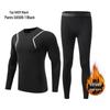 Kids' Quick-Dry Long Sleeve Training Set - Velvet Lined, High Elasticity for Autumn/Winter Sports