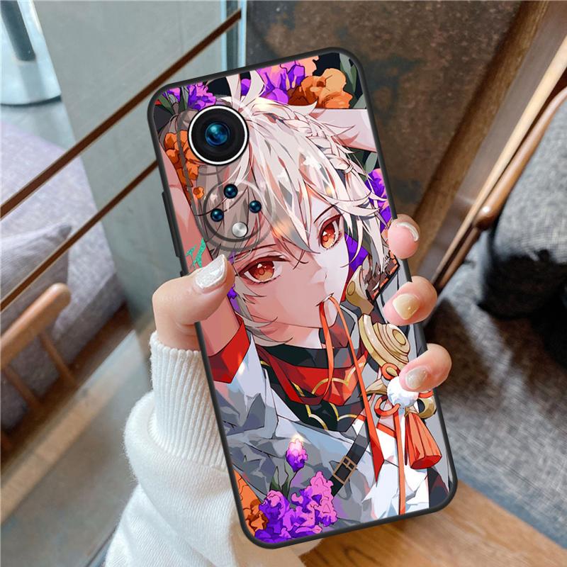 

Чехол Genshin Impact Raiden Shogun Baal для Honor 50 Lite для Huawei P40 Lite P20 P30 Pro Nova 9 5T P Smart 2019 2021 Honor 50 Lite