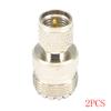 4/6pcs UHF Female to UHF Male Adapter Straight F/M Antenna Coaxial Connector