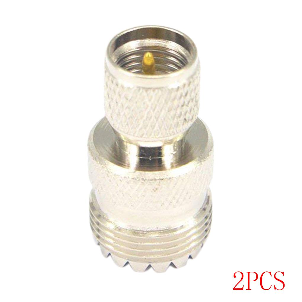 4/6pcs UHF Female to UHF Male Adapter Straight F/M Antenna Coaxial Connector