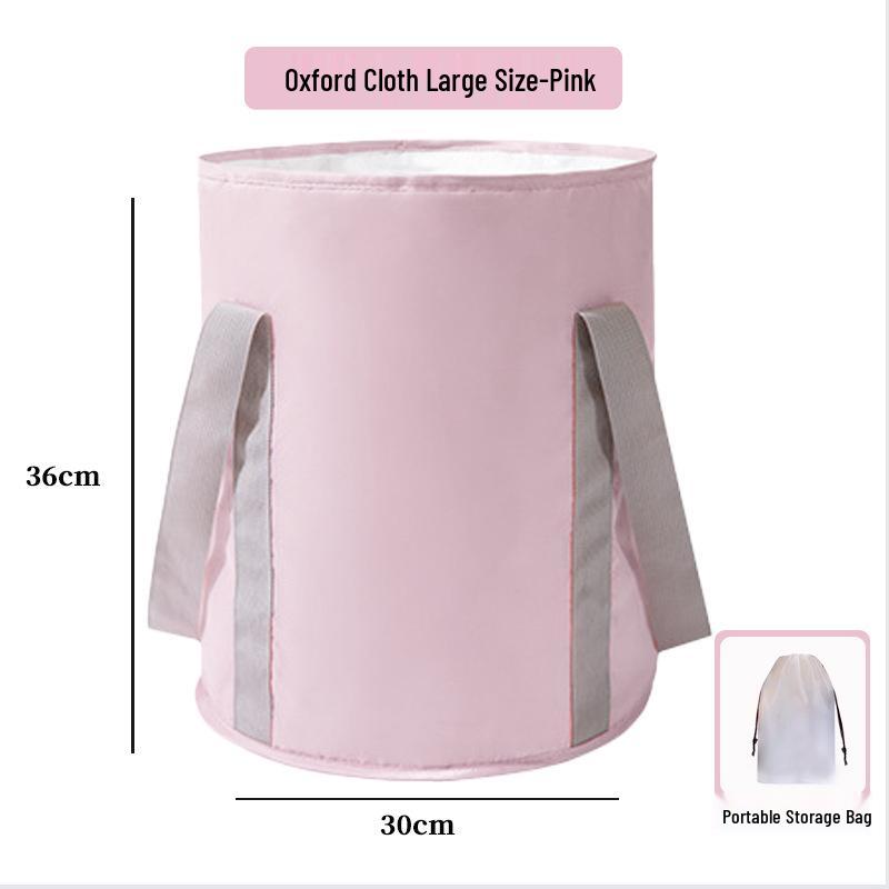 Portable Insulated Foldable Foot Bath Bucket - Travel-Friendly and Deep for Household Use