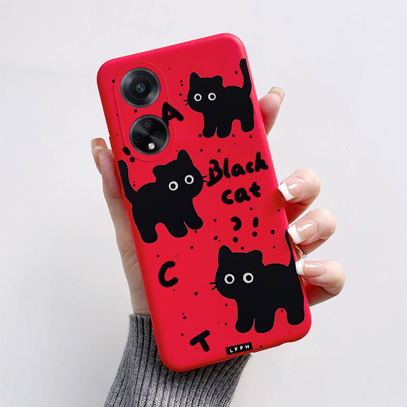 For OPPO A98 5G Case 2023 Cute Cat Cartoon Funny Dog Silicone Soft Back Cover For OPPO F23 CPH2527 OPPOA98 CPH2529 A1 5G Coque