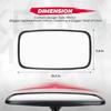 KEMIMOTO Tractor Mirror, Farm Excavator Mirrors Compatible With Front Loader Excavator Farm Tractor Such As John Deere, Case IH, Agco, New Holland,