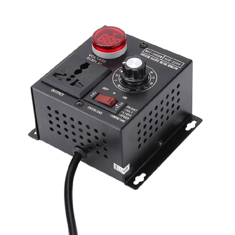 Industriequalität 4000W 220V SCR Spannungsregler Drehzahlregler