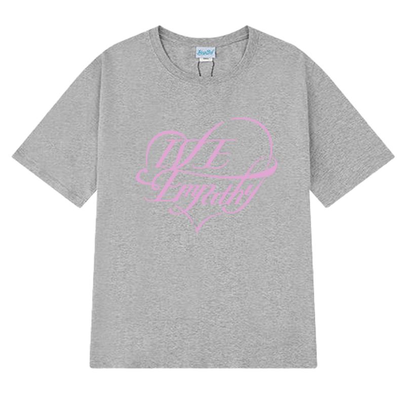 Summer Ive Rebel Heart New in music Trend print T Shirt Men Women Fashion Oversized short sleeve T-shirts Unisex 100% Cotton Top