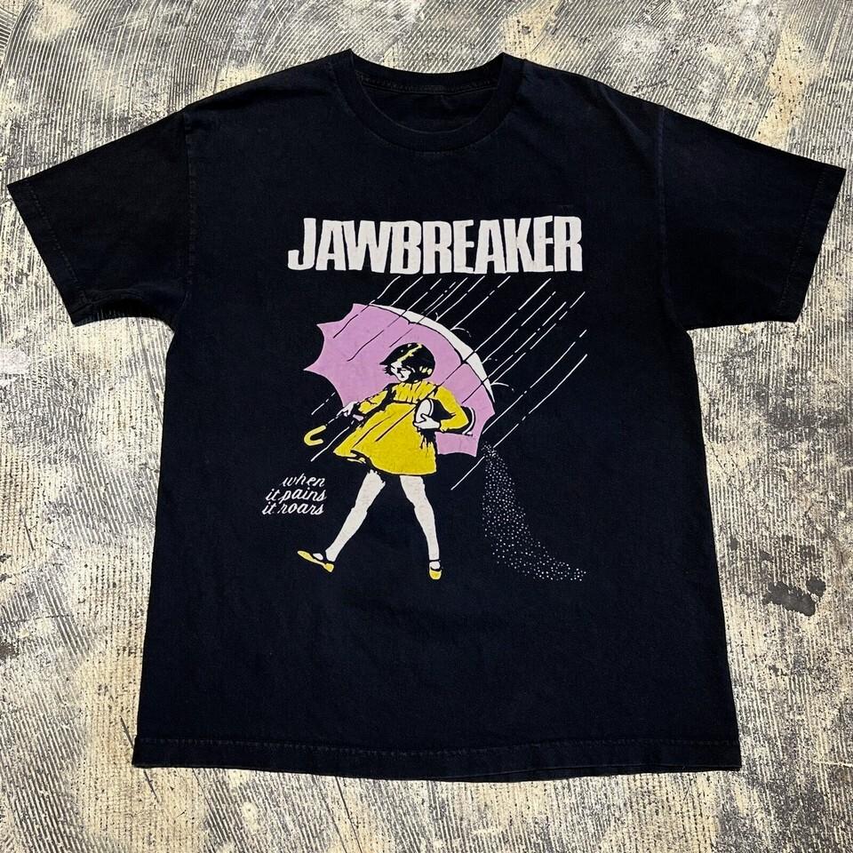 

Винтажная футболка группы Jawbreaker с коротким рукавом, черная, все размеры, унисекс, OM114 S