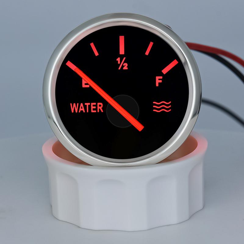 52MM Water Level Gauge with Water Level Sensor 100MM 125MM 150MM 200MM 300MM 400MM 0-190ohm Water Liquid Tank Level Indicator