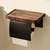 Walnut Bathroom Toilet Paper Box Toilet Bathroom Sink Paper Towel Box Shelf Hotel Roll Paper Holder