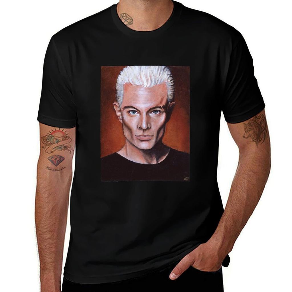 Spike or William the Bloody TShirt Large Size Casual Short Sleeve Top