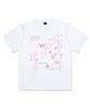 PAGESIISII Line Hand-Drawing Print Short Sleeve T-Shirt Black