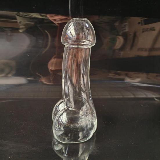 Morsomt Peniscocktailglass Kreative Bar Natt Shotglass for Øl Juice Drikker Gjennomsiktig Drikkekopp for Puber Fester