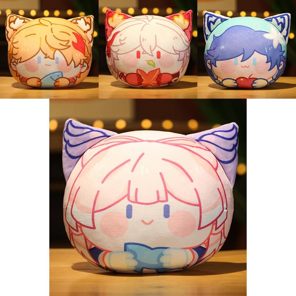 Almohada de Peluche Paimon de Genshin Juguete Suave Cojín Para Colección de Personajes de Juego