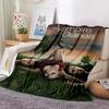 The Vampire Diaries 3D Printed Flannel Plush Blanket Bedspread Sofa Lazy Blanket Outdoor Lunch Break Blanket Travel Quilt Cover