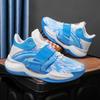 Mens High-Top Basketball Shoes With Cushioning Sole Non-Slip Rubber Outsole Breathable Mesh Upper Indoor Court Sports