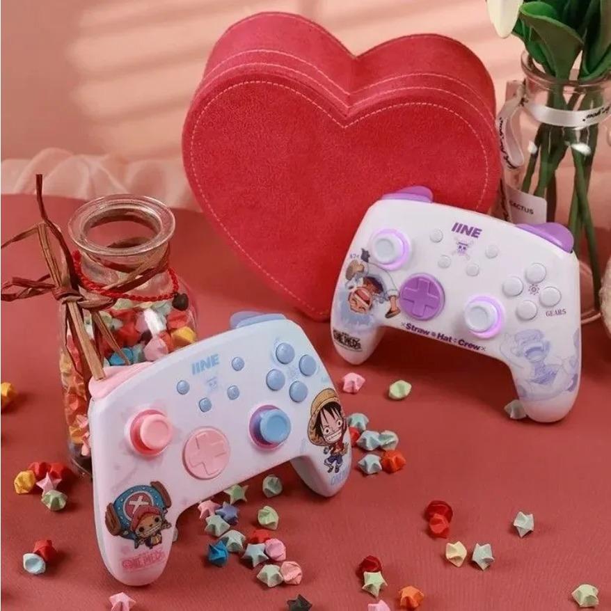 Luffy/Chopper Gamepad with Adjustable Lights Wireless Bluetooth Left and Right Hand Controllers for Switch