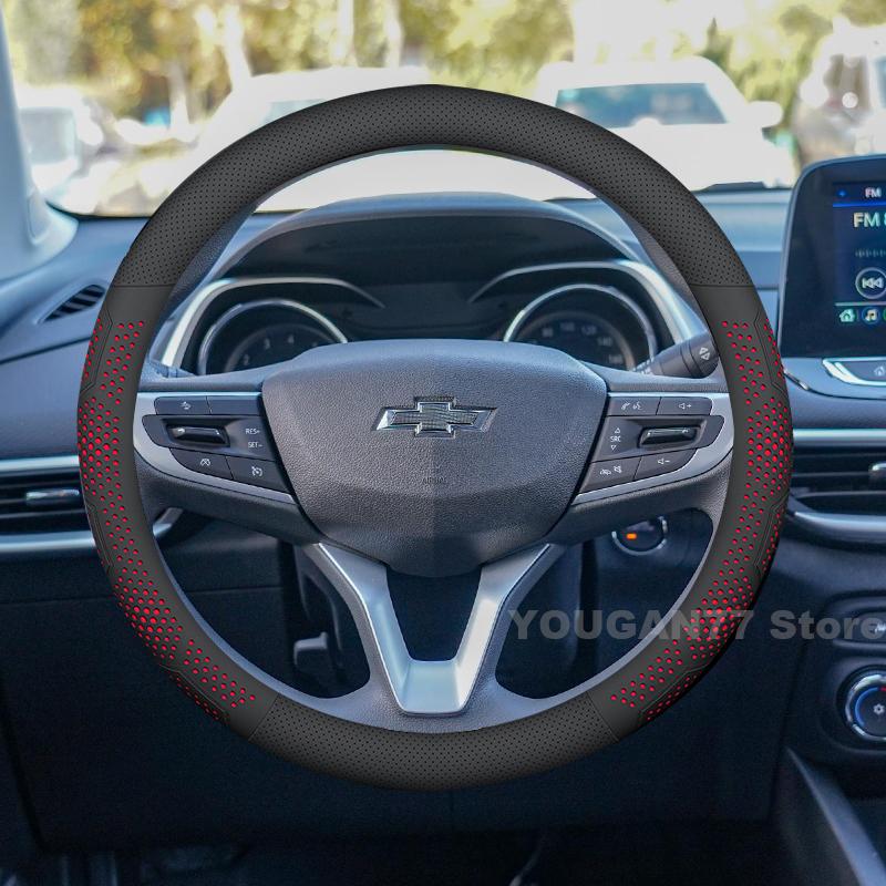 Leather Car Steering Wheel Cover For Chevrolet Trax 2013-2025 Covers For Covers Auto Interior Chevrolet Trax Accessories 2025 Jt2