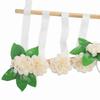 Hairpin Storage Organizer Rustic Flower Hanging Hair Accessories Holder Bedroom Wall Hanging Decor