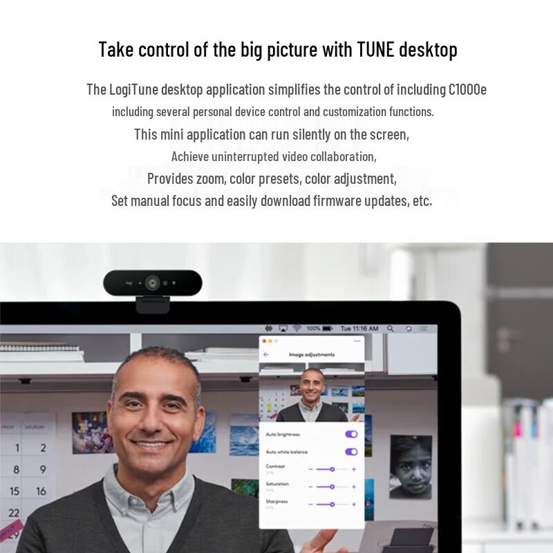 Logitech Brio C1000E 4K HD Webcam