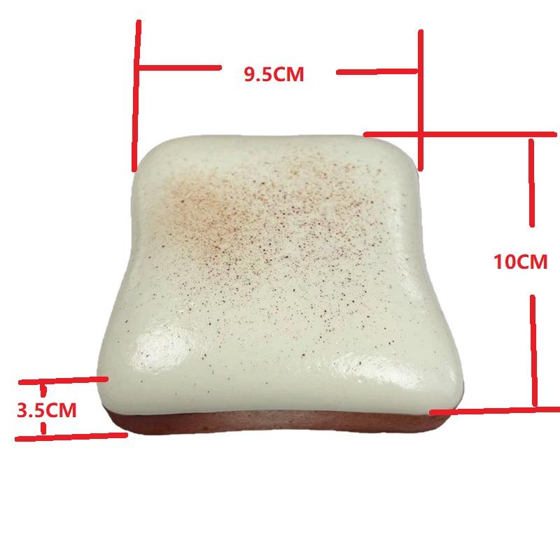 Soft Slow Rising Toast Squishy Stress Relief Fidget Toys Sticky Toast Squishy Squeeze Toys Sensory Fidget Toy for Adults