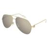 Cartier Premiere De Cartier Grey Pilot Unisex Sunglasses Ct0110s 003 60