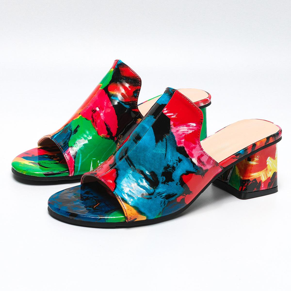 

Сандалии на высоком каблуке для полных ног Большие женские туфли - Большие размеры - 43