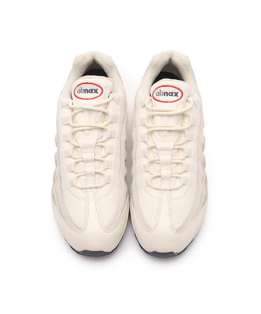IH4378-110 NIKE AIR MAX 95 OG PRM PALE IVORY/UNIVERSITY RED-LT KHAKI-SAIL(Men's)