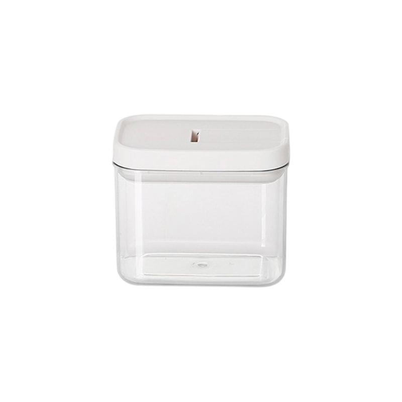 Clear Plastic Sealed Food Container Kitchen Dry Goods Storage Jar With Secure Lid For Freshnesses Preservation
