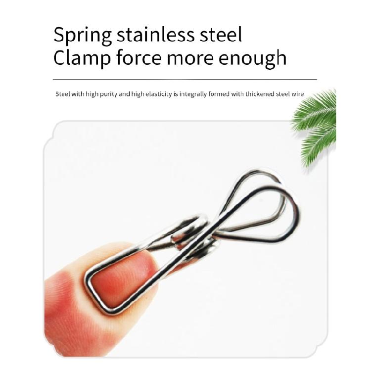 Pack of 40 Heavy Duty Metal Clothespins Clothes Pins with Waterproof Storage Bag Convenient Laundry Clips for Outdoor