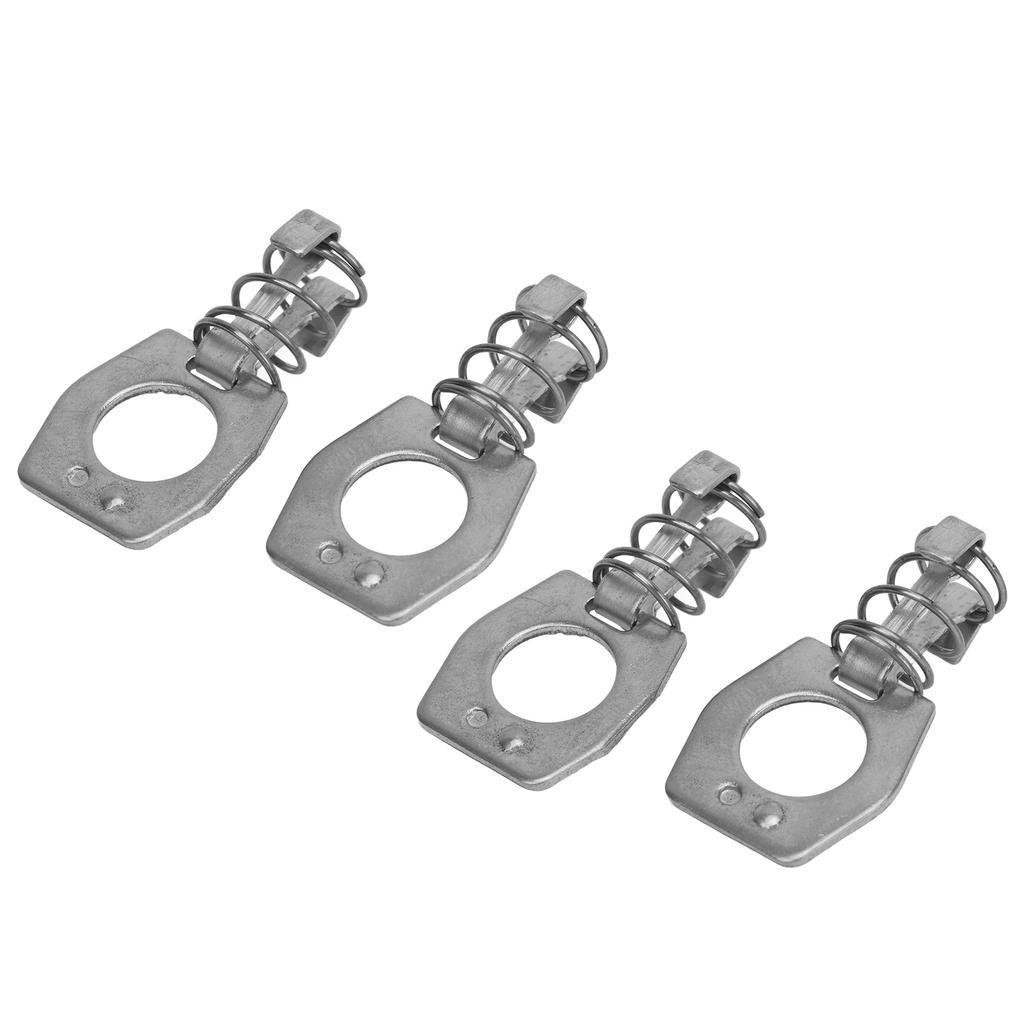 4 Pieces Water Heater Cam Lock Stainless Steel Door Cover Latch Fastener Silver Color for RV Camper
