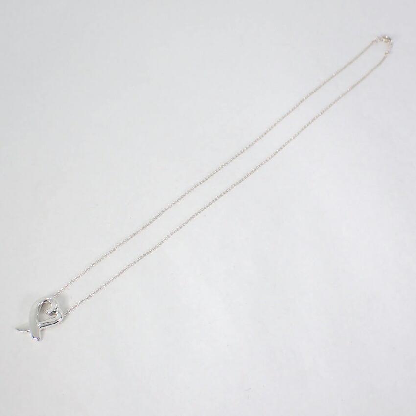 [Used] TIFFANY 925 Loving Heart Pendant/Necklace/g535-82