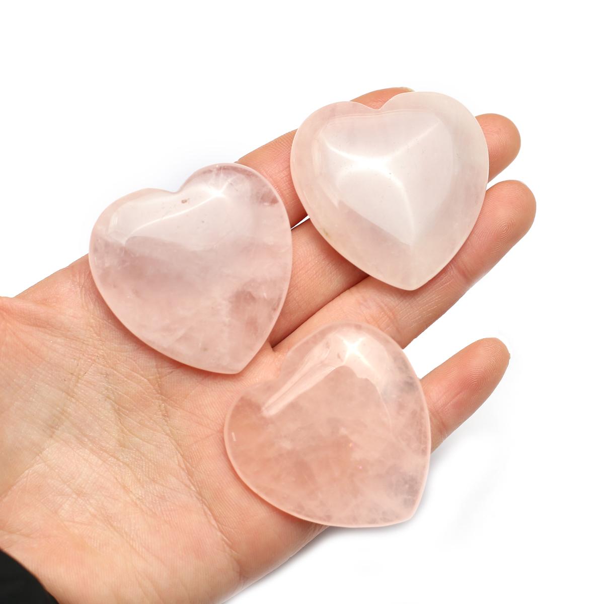 

1 шт. украшение в форме сердца натуральный камень аметист тигровый глаз розовый кварц бусины граненый орнамент домашний декор небольшой орнамент ювелирные изделия аксессуары 40mm